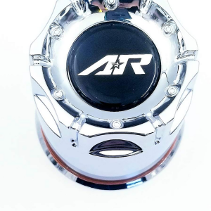 AR CAP 3.27'' CHROME PUSH THRU PLASTIC