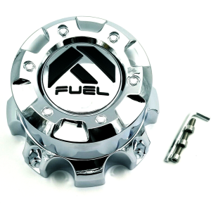 FUEL CHROME 8 LUG CAP-TALL