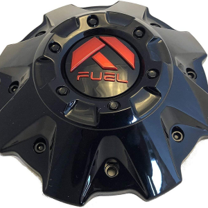 FUEL GL-BLK/RED COV CAP 5/6LUG-BLK RIVET