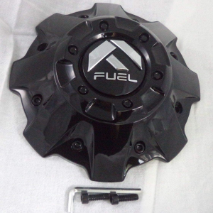 FUEL GLOSS BLACK CAP-BLACK RIVETS