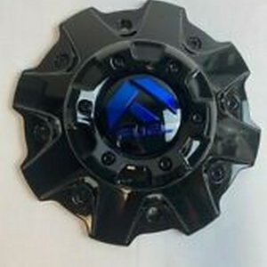 FUEL MATTE BLACK CAP RED LOGO - 5/6 LUG