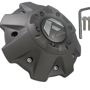 FUEL GUNMETAL COVERED CAP 5/6 LUG