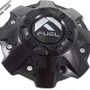FUEL 5/6 LUG GL-BLK CAP (FLAT BOTTOM)