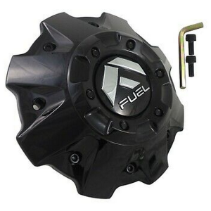 FUEL GLOSS BLACK CAP (FLAT) BLACK BOLTS