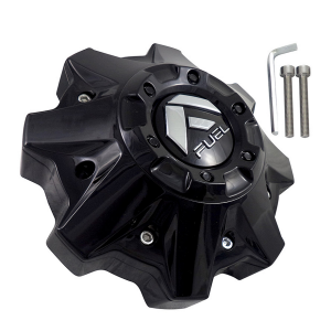 FUEL 8L FLAT BOTTOM GLOSS BLACK CAP