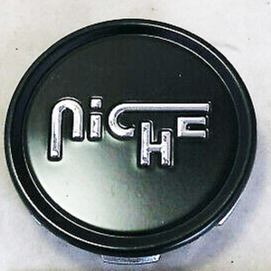 NICHE 2.70" FLAT CAP-FLT BLK SILVER LOGO