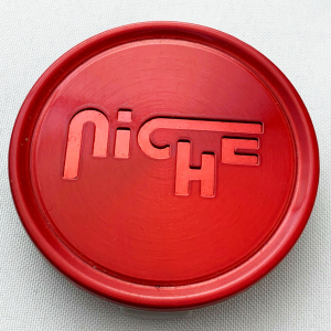 NICHE 2.70" FLAT CAP-RED GLOSS