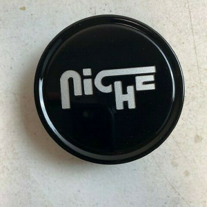 NICHE 2.95" FLAT CAP-GL-BLK SILVER LOGO