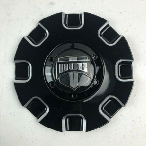DUB STACKS CAP-GLOSS BLACK MILLED
