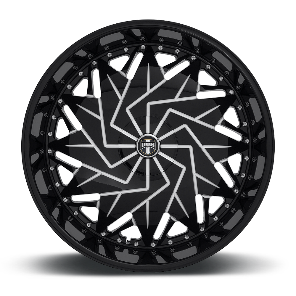 DUB DAZR CAP-GLOSS BLK MIL