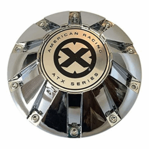 ATX PLASTIC COVERED LUG CAP CHROME/PVD