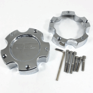 HLO CAP HE835 CHROME W/SPACER 5X135/5.5