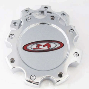 MO955/956 CAP CHR SHRT 8LUG - RED O LOGO