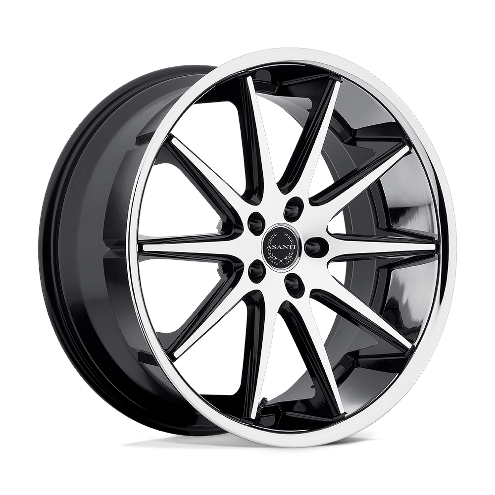Asanti Black AB004 CAPELLA MACHINED FACE SS LIP - 5X4.5