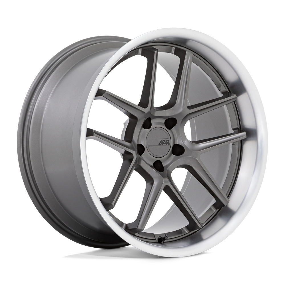 American Racing AR942 BISHOP MATTE GUNMETAL WITH MACHINED LIP - 5X115