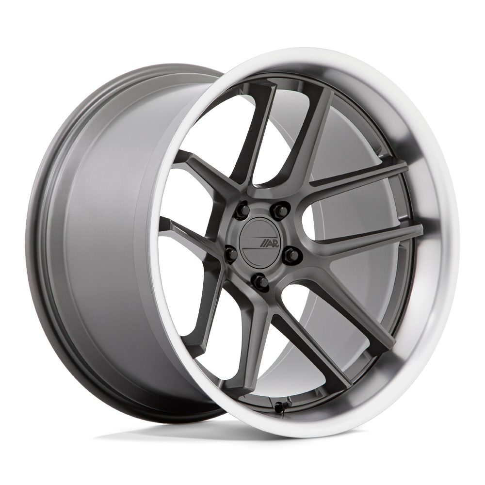 American Racing AR942 BISHOP MATTE GUNMETAL WITH MACHINED LIP - 5X115
