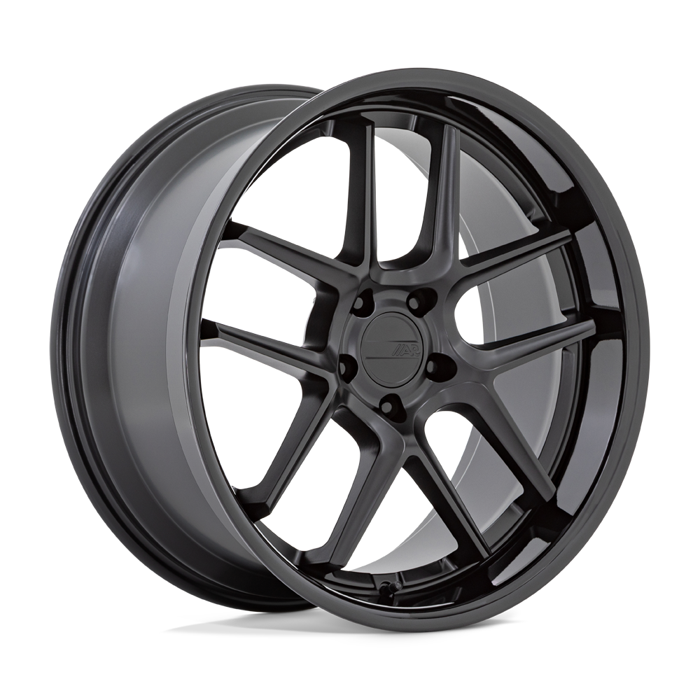 American Racing AR942 BISHOP MATTE BLACK WITH GLOSS BLACK LIP - 5X115