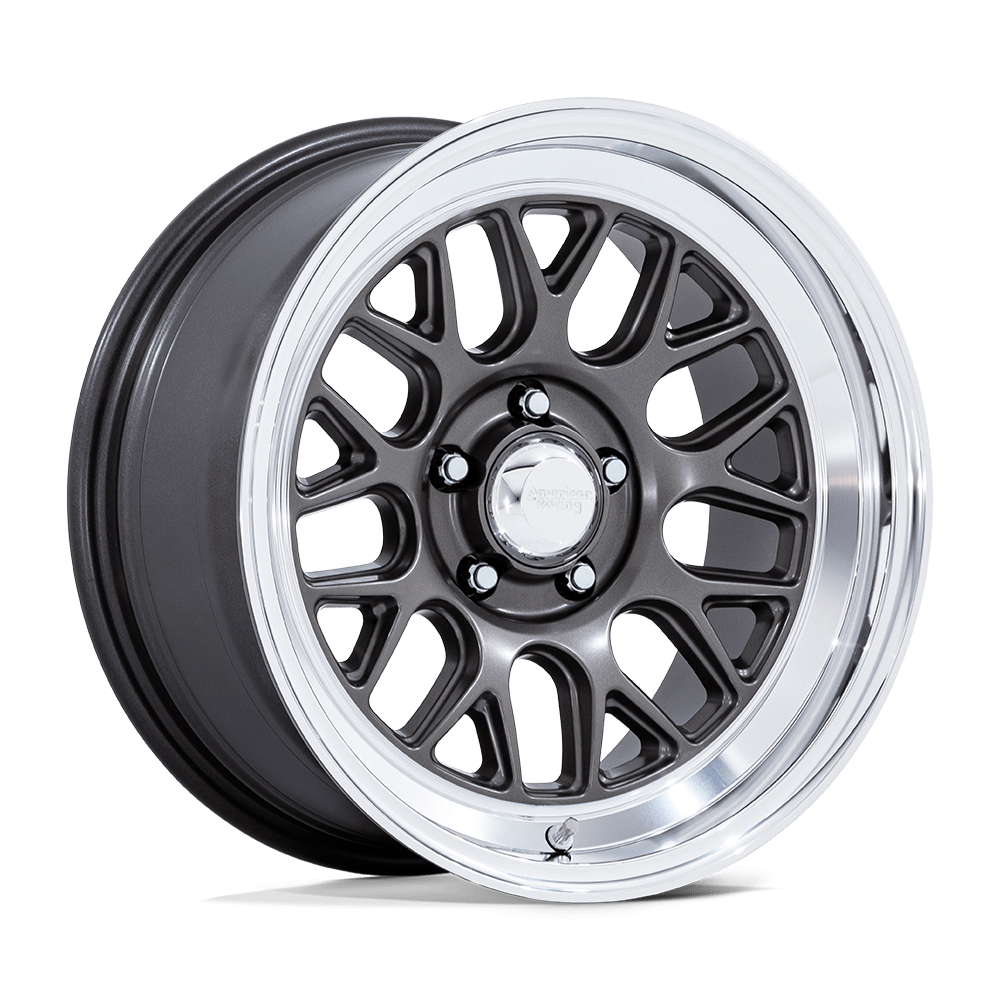 American Racing Vintage VN516 G-FORCE MATTE ANTHRACITE W/ DIAMOND CUT LIP - 5X4.75
