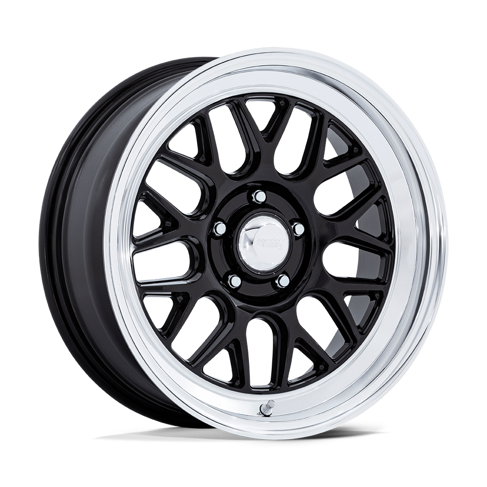 American Racing Vintage VN516 G-FORCE GLOSS BLACK W/ DIAMOND CUT LIP - 5X4.5