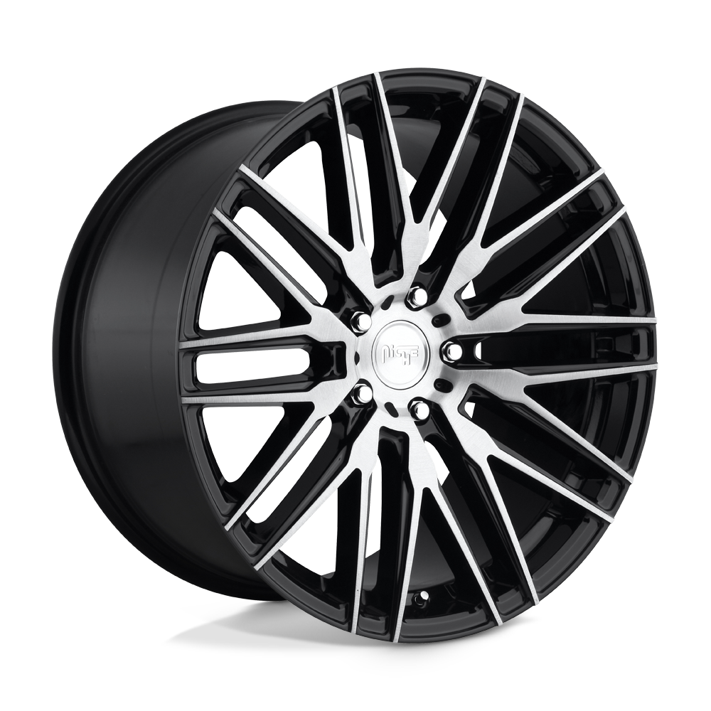 Niche 1PC NC165 ANZIO GLOSS BLACK BRUSHED - 5X4.5