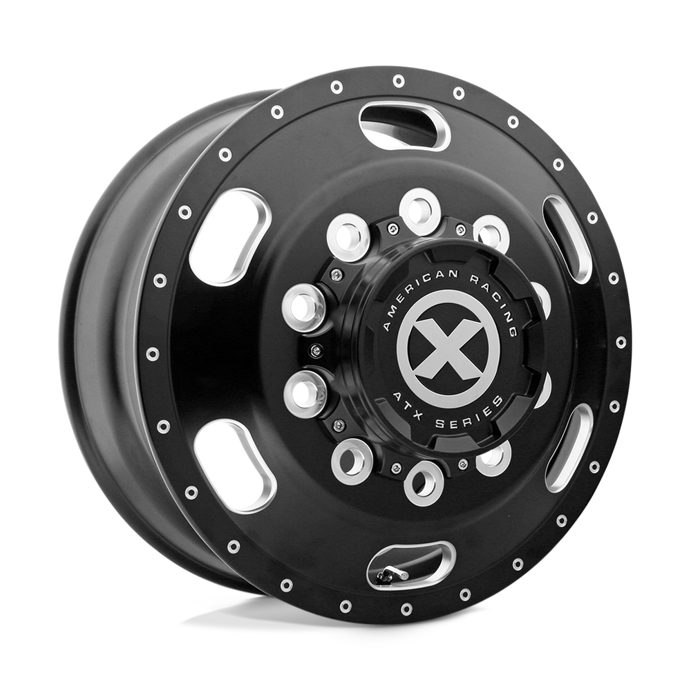 ATX AO402 INDY SATIN BLACK MILLED - FRONT - 10X11.25