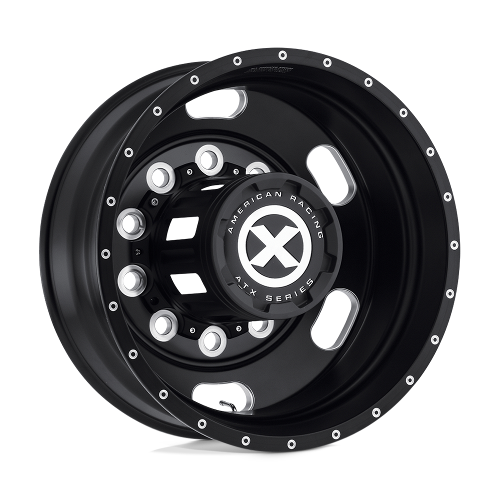 ATX AO402 INDY SATIN BLACK MILLED - REAR - 10X11.25