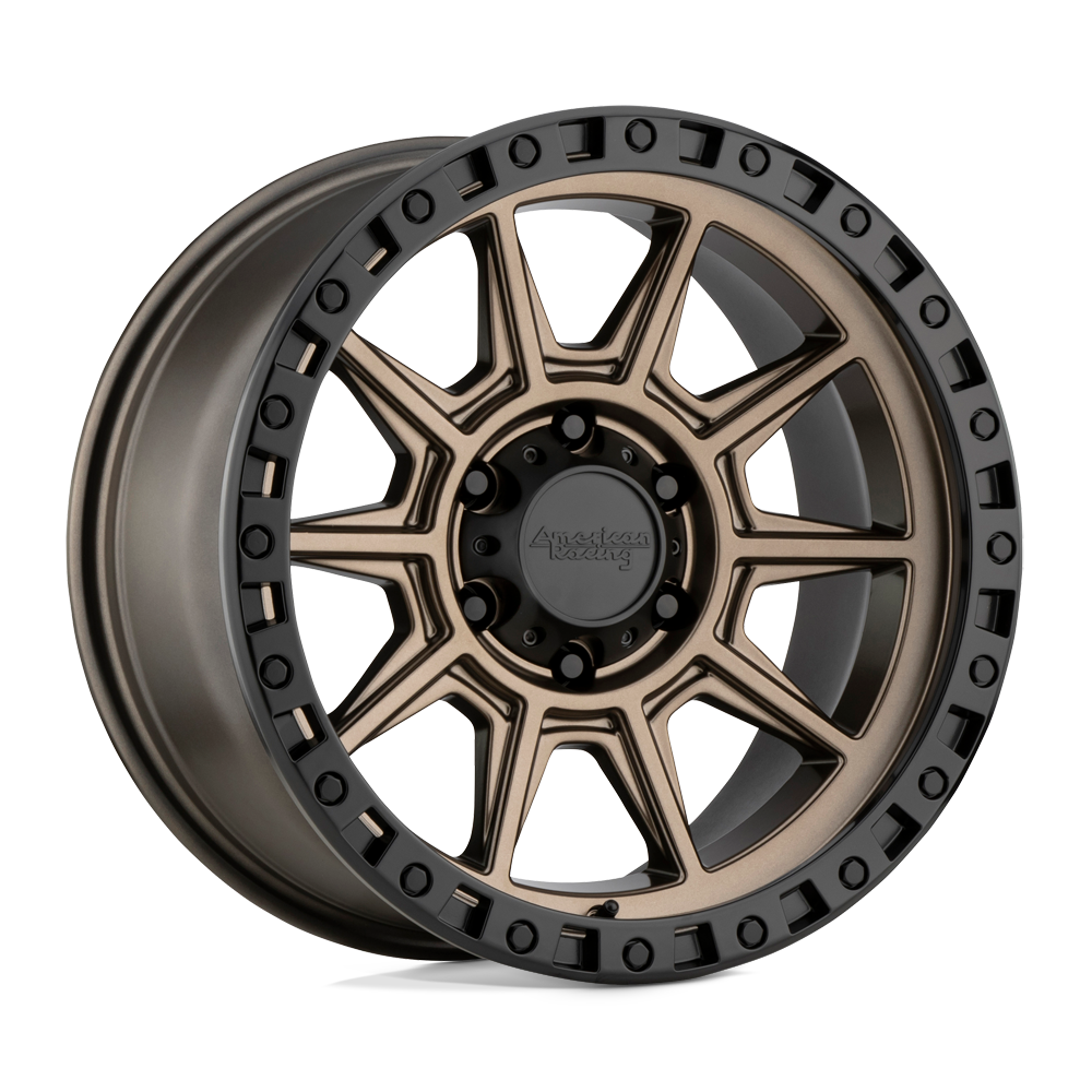 American Racing AR202 AR202 MATTE BRONZE BLACK LIP - 6X5.5