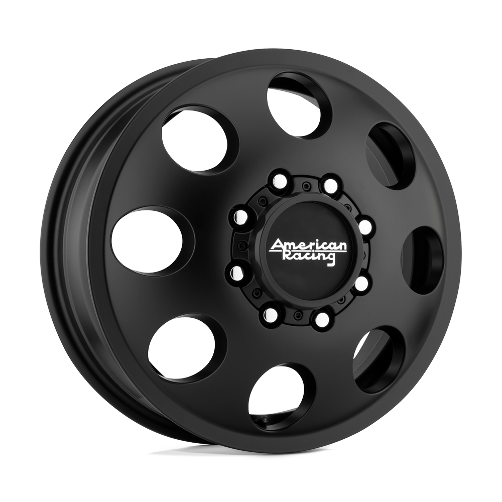 American Racing AR204 BAJA DUALLY SATIN BLACK - FRONT - 8X170