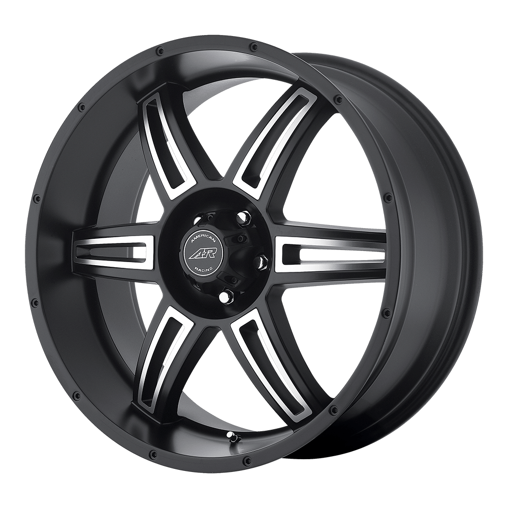 American Racing AR890 AR890 SATIN BLACK MACHINED - 6X5.5