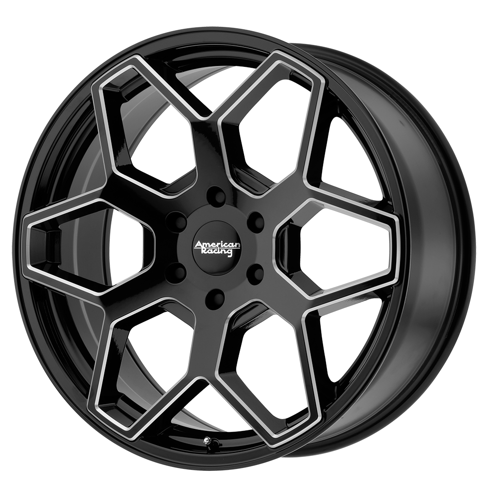 American Racing AR916 AR916 GLOSS BLACK MILLED - 6X5.5