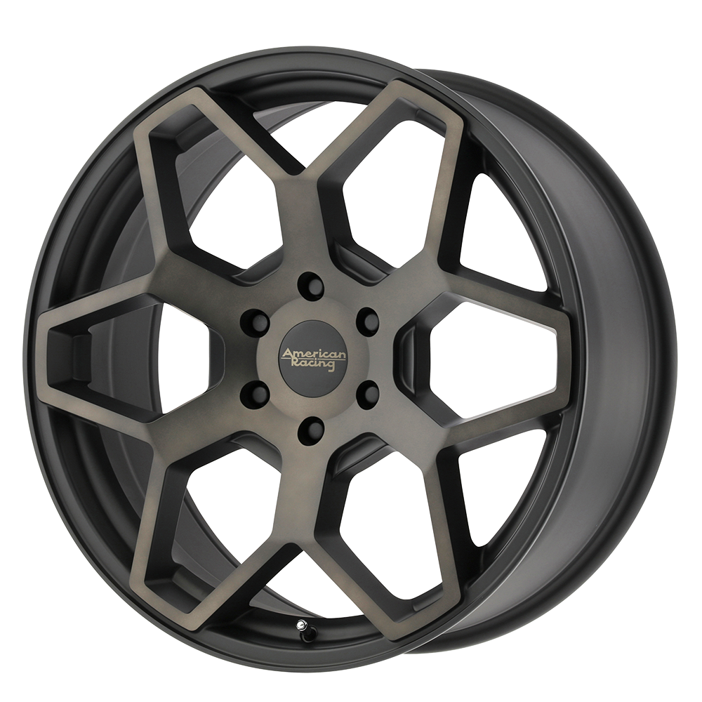 American Racing AR916 AR916 SATIN BLACK WITH DARK TINT CLEAR COAT - 6X135