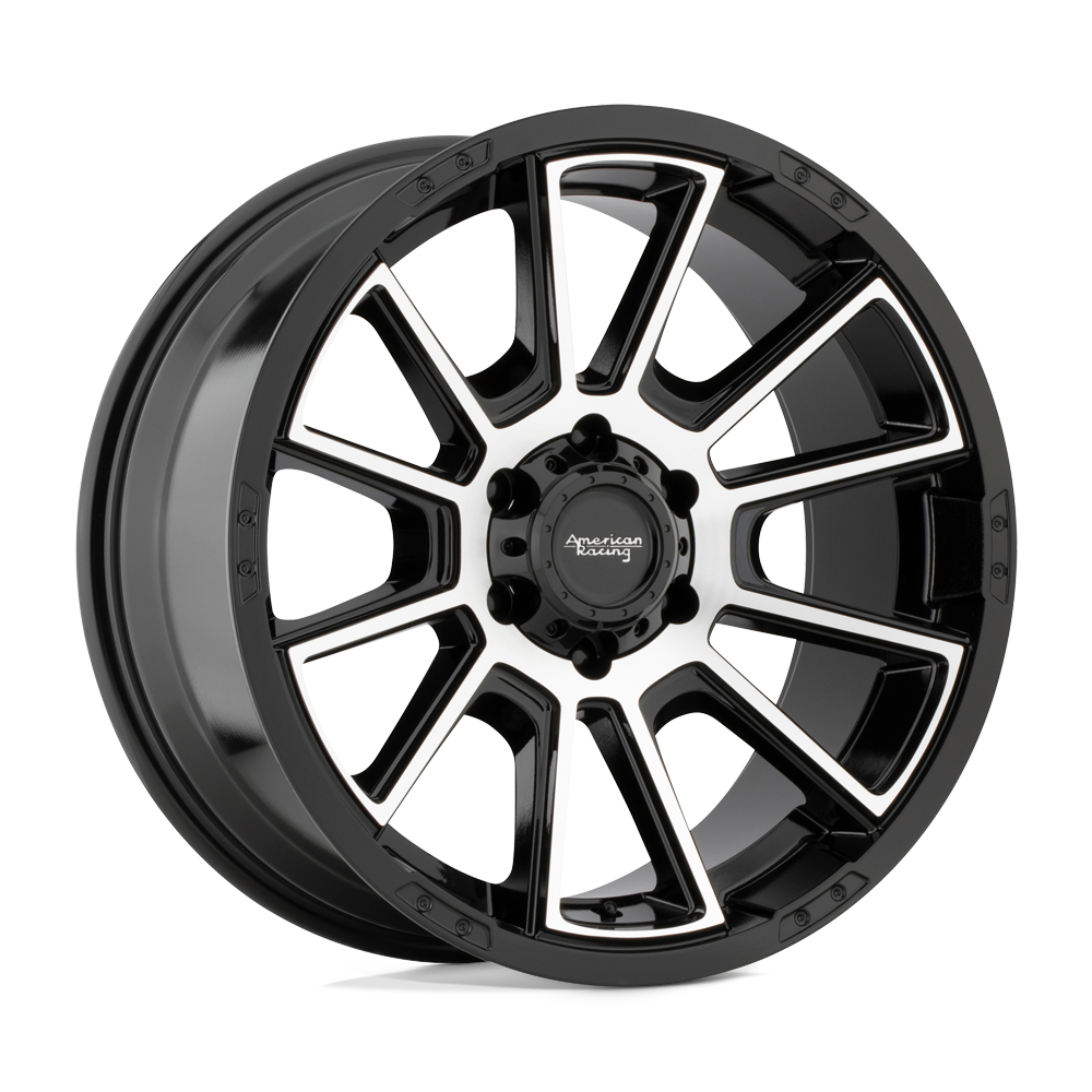 American Racing AR933 INTAKE GLOSS BLACK MACHINED - 6X5.5