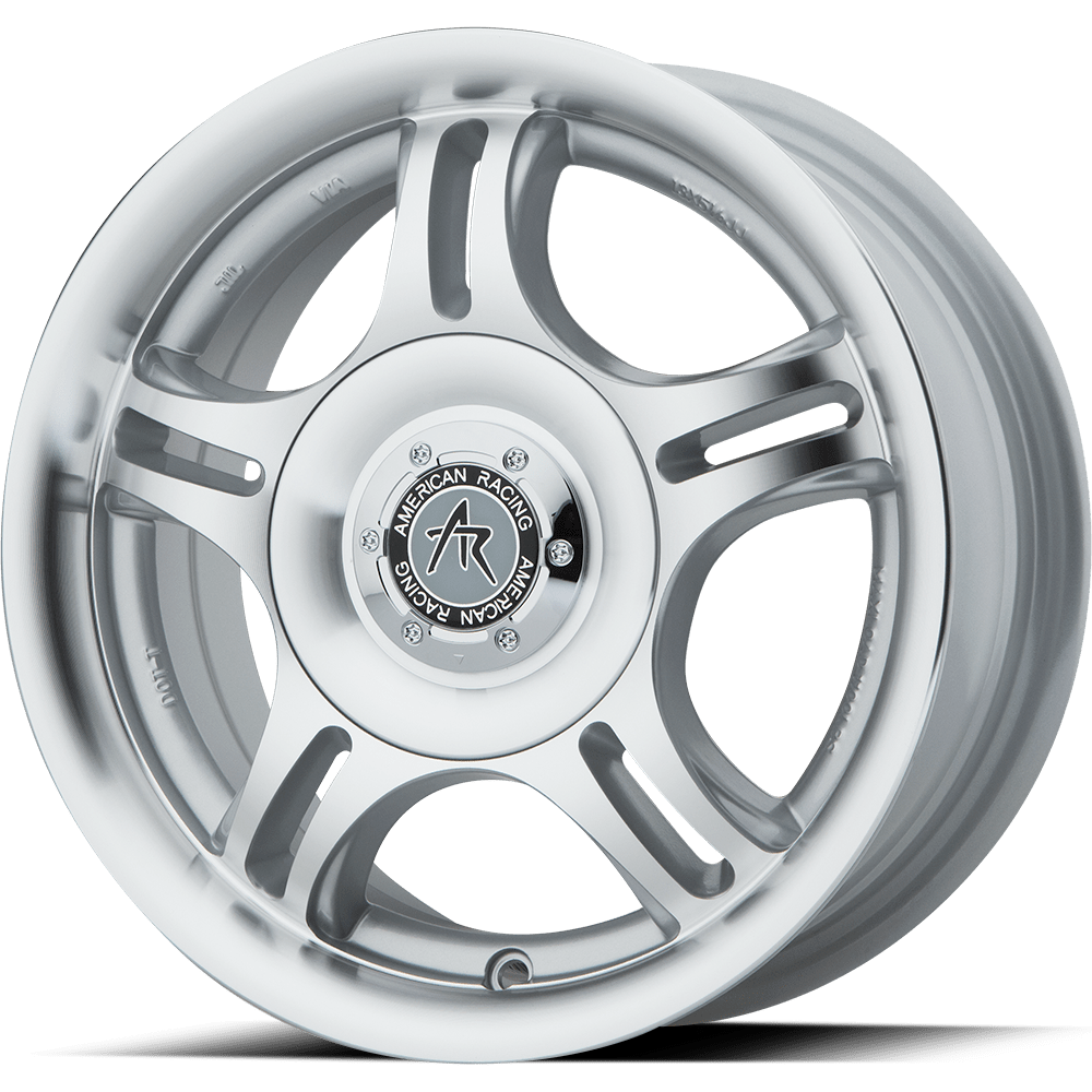 American Racing AR095 ESTRELLA MACHINED WITH CLEARCOAT - 5X4.5/4.75