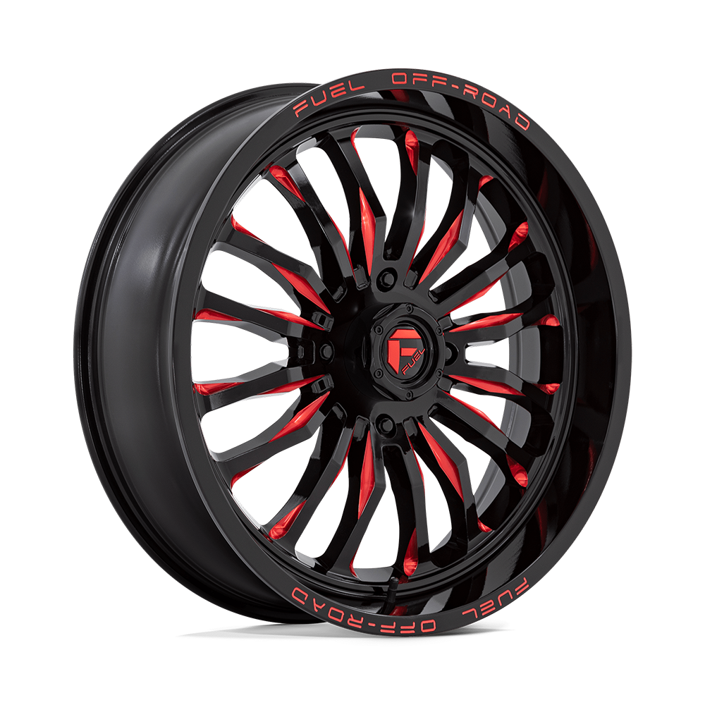 Fuel UTV FV822 ARC UTV GLOSS BLACK MILLED RED - 4X137