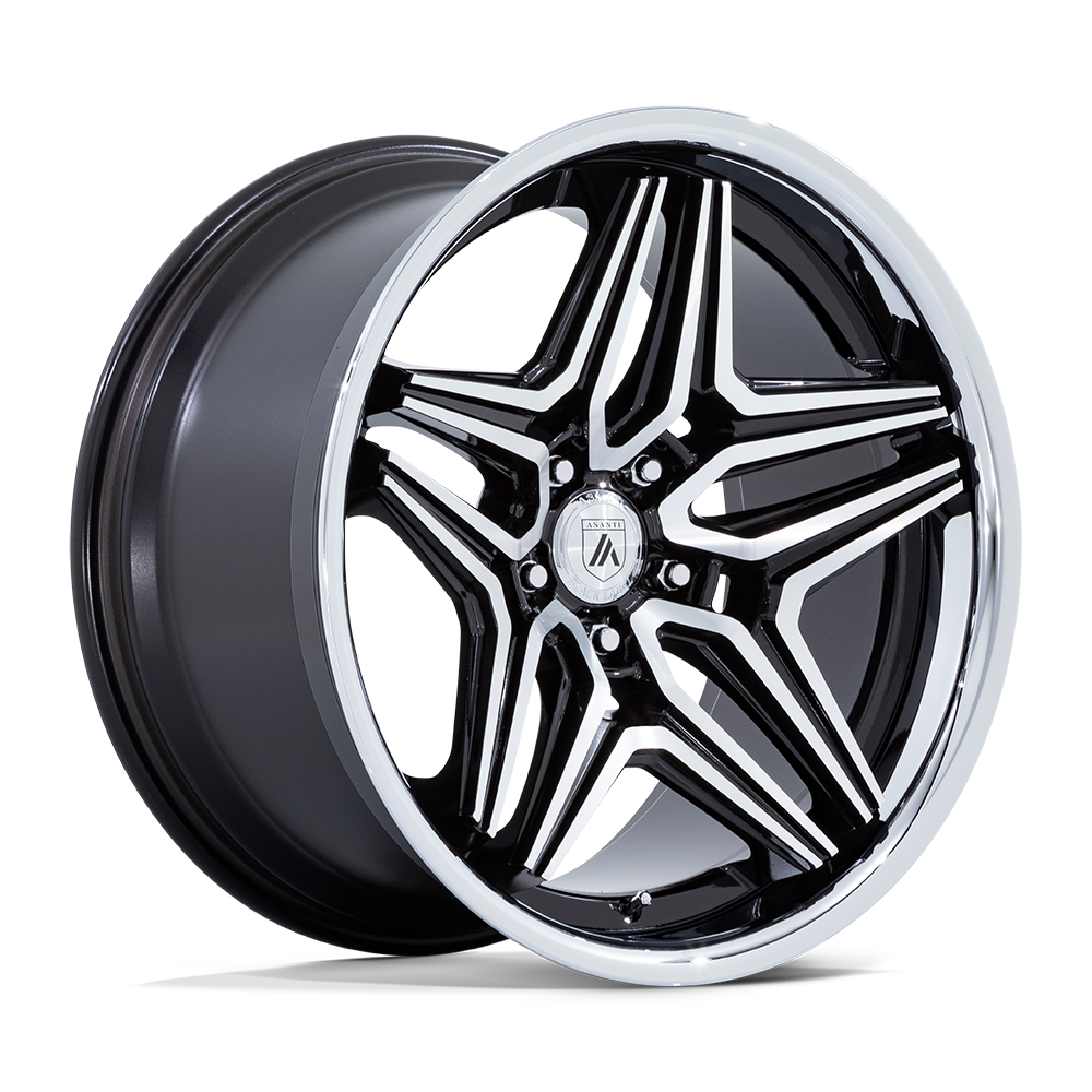 Asanti Black AB046 DUKE GLOSS BLACK MACHINED - BLANK