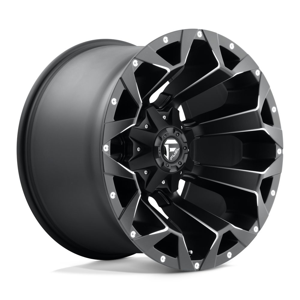 Fuel 1PC FC546 ASSAULT MATTE BLACK MILLED - 6X135/5.5