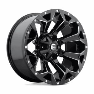 Fuel 1PC FC576 ASSAULT GLOSS BLACK MILLED - 8X6.5
