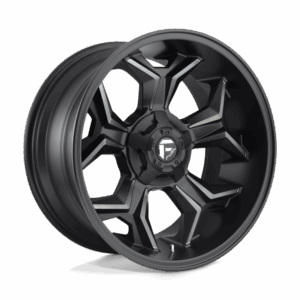 Fuel 1PC FC605 AVENGER MATTE BLACK DOUBLE DARK TINT - 5X5.5/150