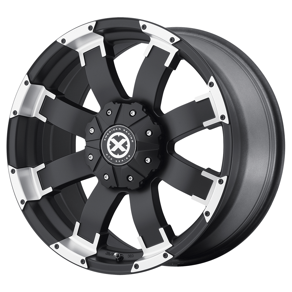 ATX Series AX191 SHACKLE SATIN BLACK WITH MACHINED FACE - 6X5.0