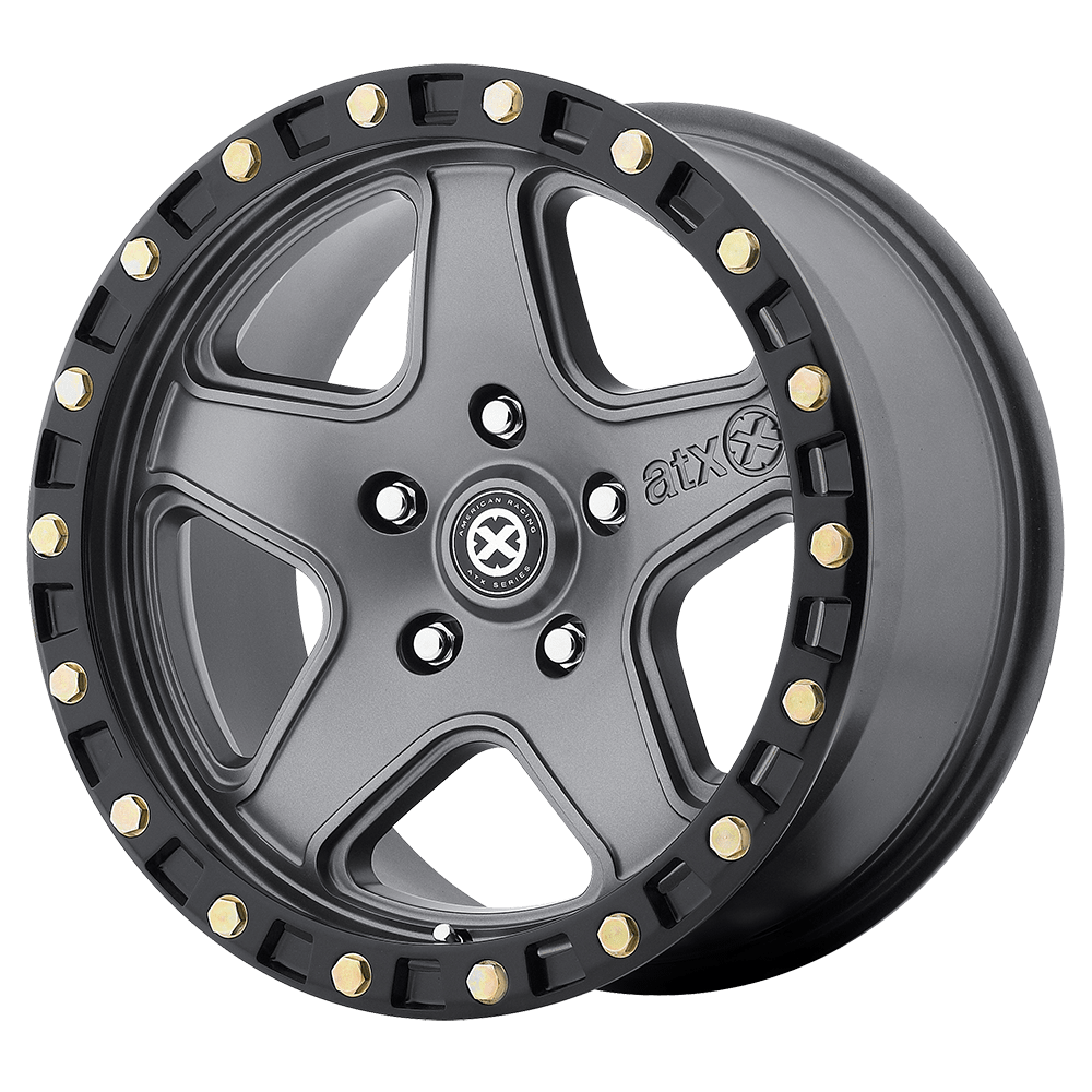 ATX Series AX194 RAVINE MATTE GRAY BLACK REINFORCING - 5X110