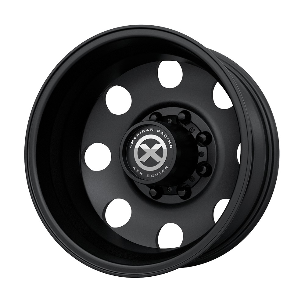 ATX Series AX204 BAJA DUALLY SATIN BLACK - REAR - 8X6.5