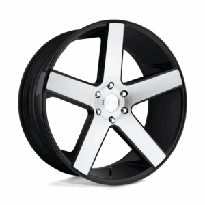 DUB 1PC DC217 BALLER GLOSS BLACK BRUSHED - 6X5.5