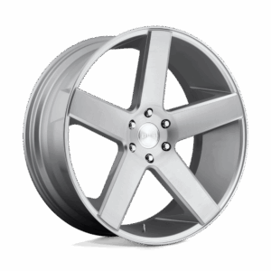 DUB 1PC DC218 BALLER GLOSS SILVER BRUSHED - 6X5.5
