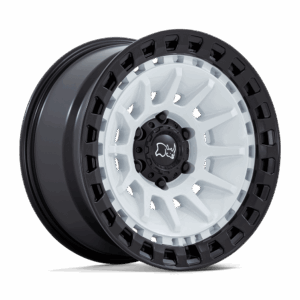 Black Rhino Hard Alloys BR009 BARRAGE GLOSS WHITE ON MATTE BLACK - 5X5.0