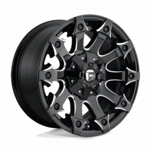 Fuel 1PC FC578 BATTLE AXE GLOSS BLACK MILLED - 6X135/5.5