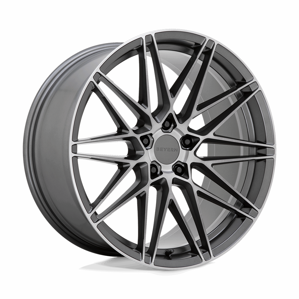 Beyern BEDMN DAMON MATTE GUNMETAL WITH BRUSHED FACE - 5X120