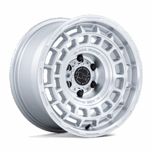 Black Rhino Hard Alloys BR024 AWOL SILVER W/ MACHINED FACE - 5X4.5