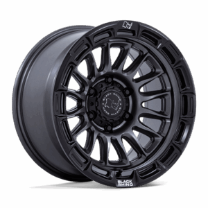 Black Rhino Hard Alloys BR025 RIVAL MATTE GUNMETAL W/ MATTE BLACK LIP - 5X5.0