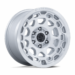 Black Rhino Hard Alloys BR026 CONGO GLOSS SILVER W/ MACHINED FACE - 5X130
