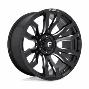 Fuel 1PC FC673 BLITZ GLOSS BLACK MILLED - 6X5.5